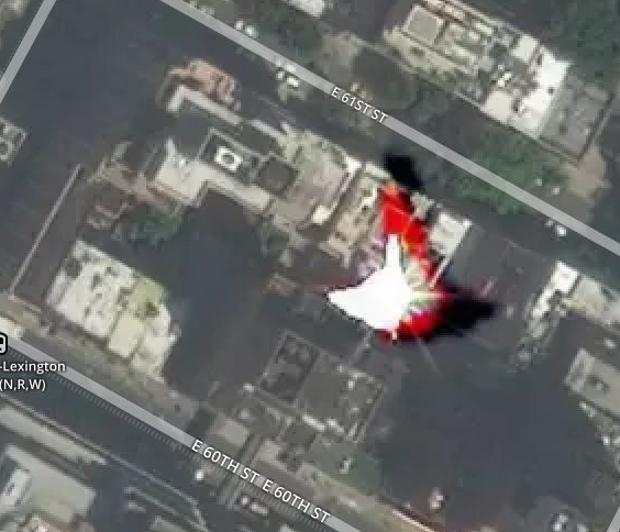 NYC on fire (Mapbox)